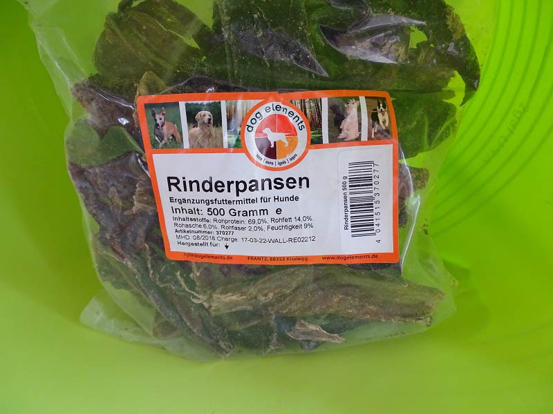 Natural Snacks dogelements Rinderpansen