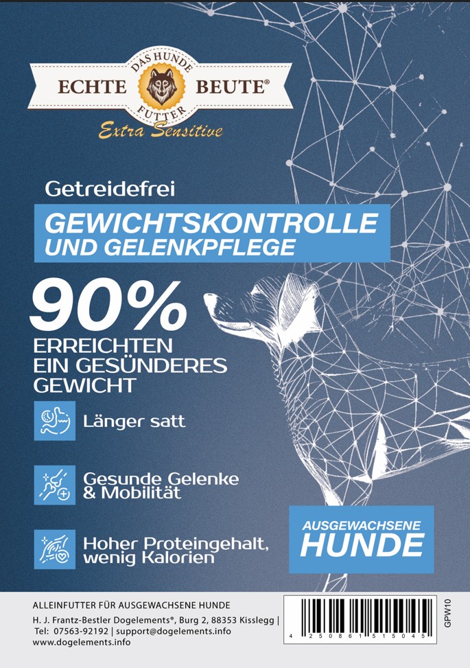 Echte Beute Extra Sensitive NeoCanisVet Gewicht + Gelenke Echte Beute Extra Sensitive NeoCanisVet Gewicht + Gelenke