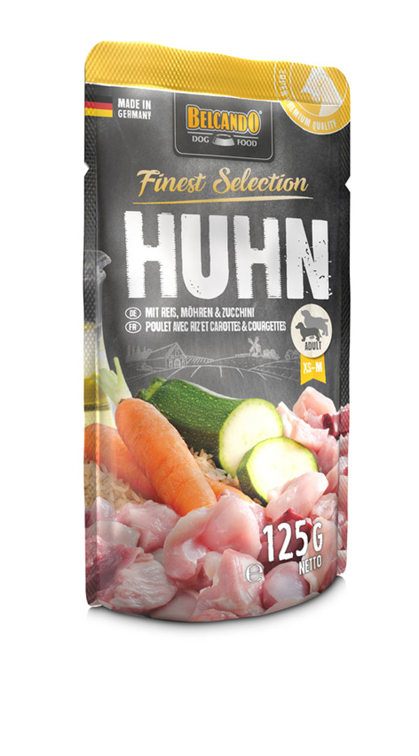 Belcando Huhn und Reis mit Zucchini und Möhren 125g Belcando Huhn und Reis mit Zucchini und Möhren 125g