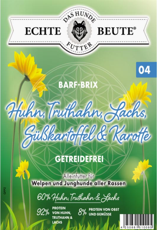 Echte Beute Barf-Brix No.04 Welpen Echte Beute Barf-Brix No.04 Welpen