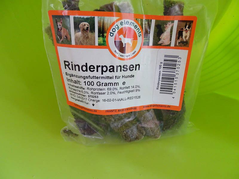 Natural Snacks dogelements Rinderpansen