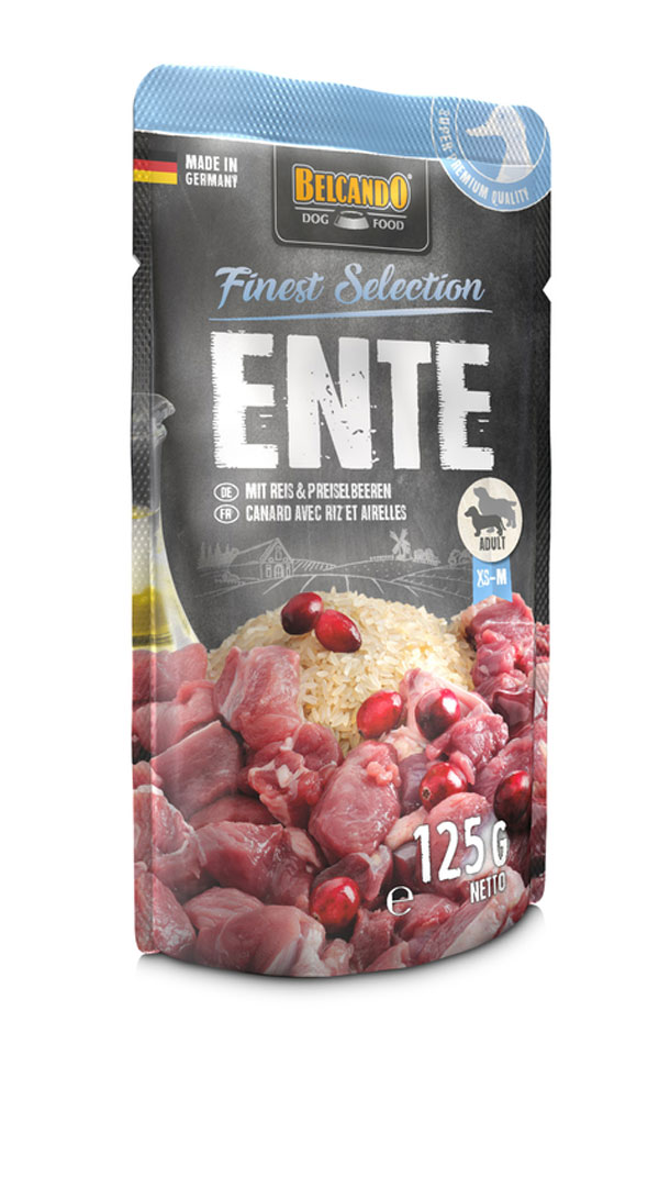 Belcando Ente mit Reis und Preiselbeeren 125 g Belcando Ente mit Reis und Preiselbeeren 125 g