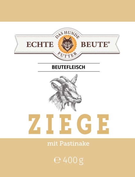 Echte Beute® Beutefleisch Sensitive Ziege mit Pastinaken 400g Dose